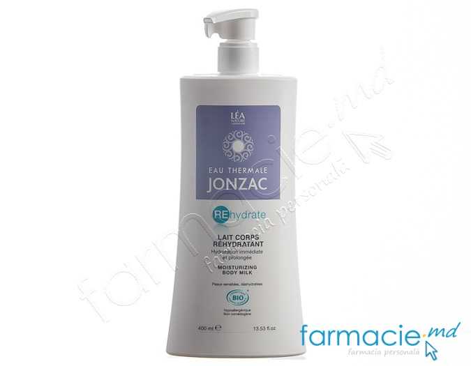 Jonzac Rehydrate Lapte corp Rehidratant BIO 400ml