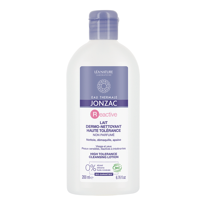 Jonzac Reactive Lapte demachiant fata si ochi piele intoleranta BIO 200ml