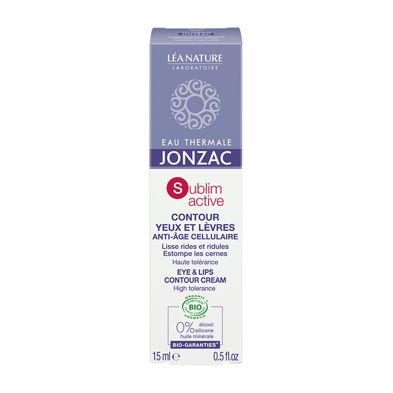 Jonzac Sublimactive Anti Age Crema contur ochi, buze toleranta mare BIO 15ml