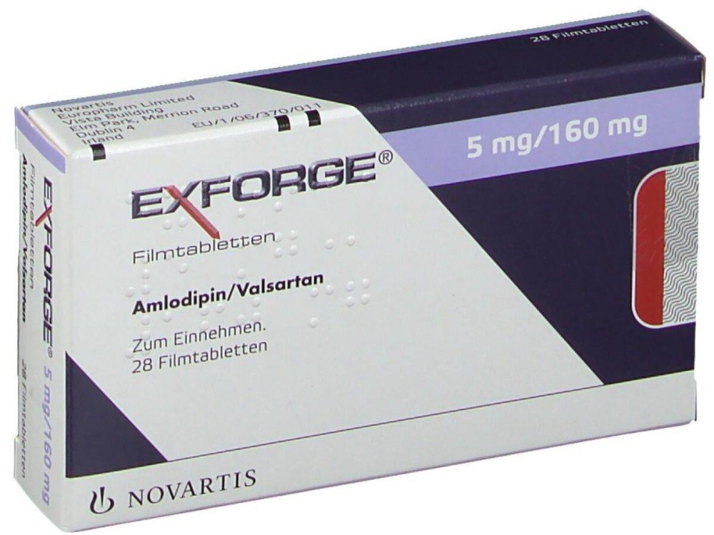 Exforge® comp.film.160mg/5mg N14x2 Novartis