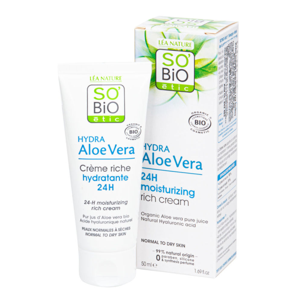 So Bio Aloe Vera Crema fata Rich Hidratanta, de zi 50ml