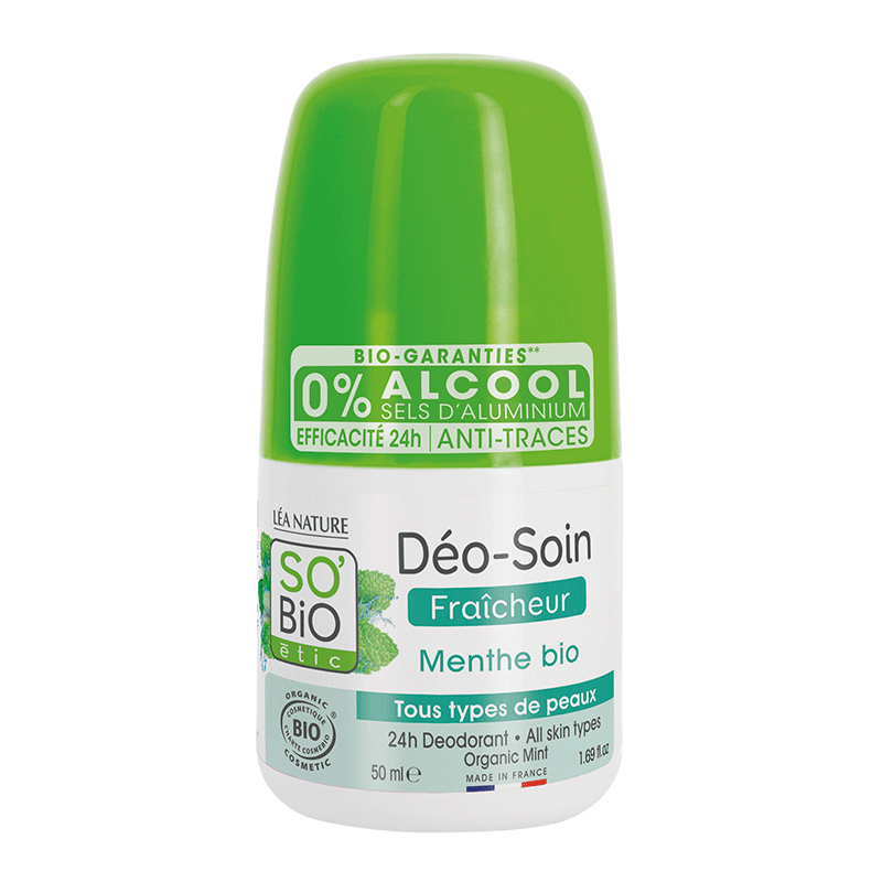 So Bio Deo Roll Menta Bio, toate tipurile piele 50ml