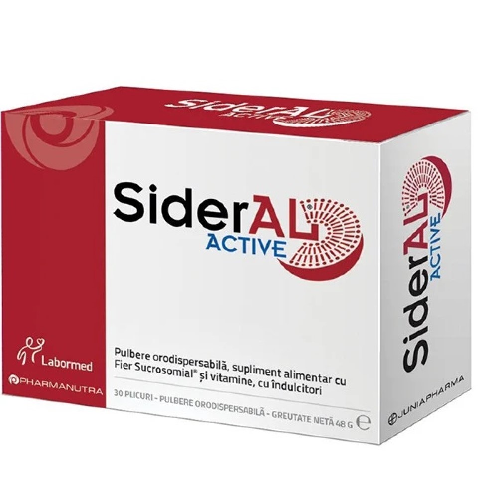 Sideral Active gran.orodisp.14mg (Fe sucrosomial) plic.N30 Labormed