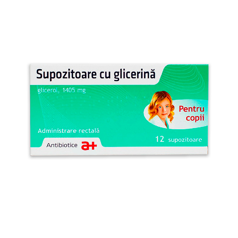 Supozitoare cu glicerina pentru copii 1405mg N6x2 Antibiotice
