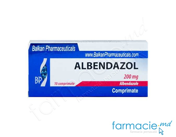 Albendazol-BP comp.film.200mg N10 Balkan