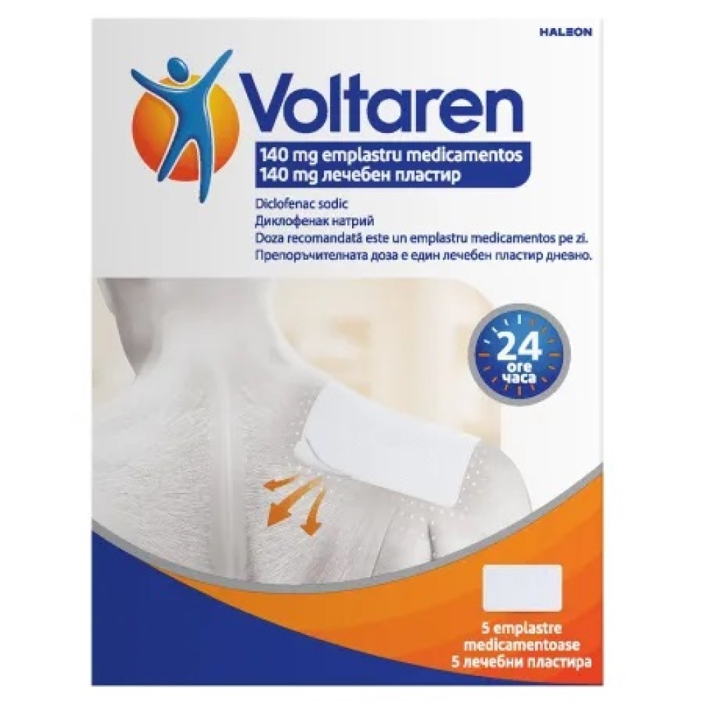 Voltaren emplastru medicamentos 140mg N5 Haleon