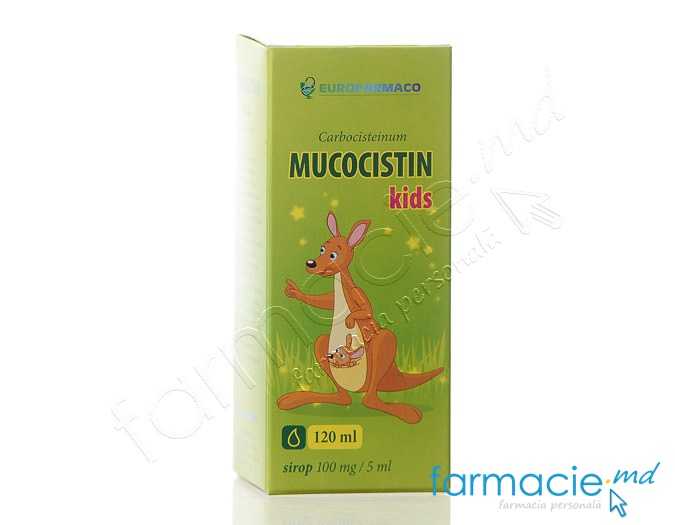 Mucocistin kids sirop 100mg/5ml 120ml N1 Eurofarmaco