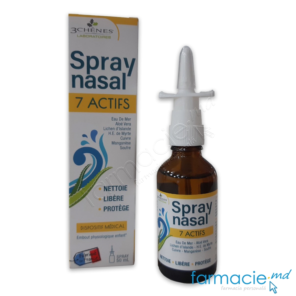 7Actives спрей для носа 50ml 3Chenes