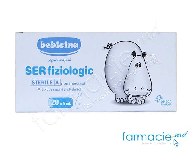 Bebicina solutie fiziologica aerosoloterapie 5ml N20