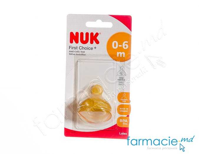 NUK Tetina latex pentru terci 0-6luni FC (L)TVA20%