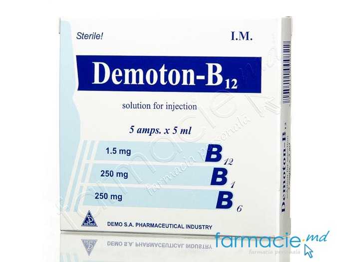 Demoton- B12 sol. inj. 5 ml N5 Pharmaris