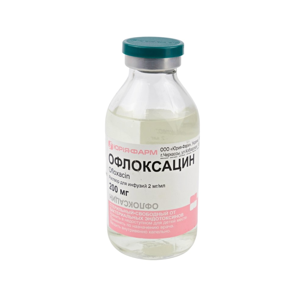 Ofloxacina sol.perf.2mg/ml 100ml N1 Iuria-Farm
