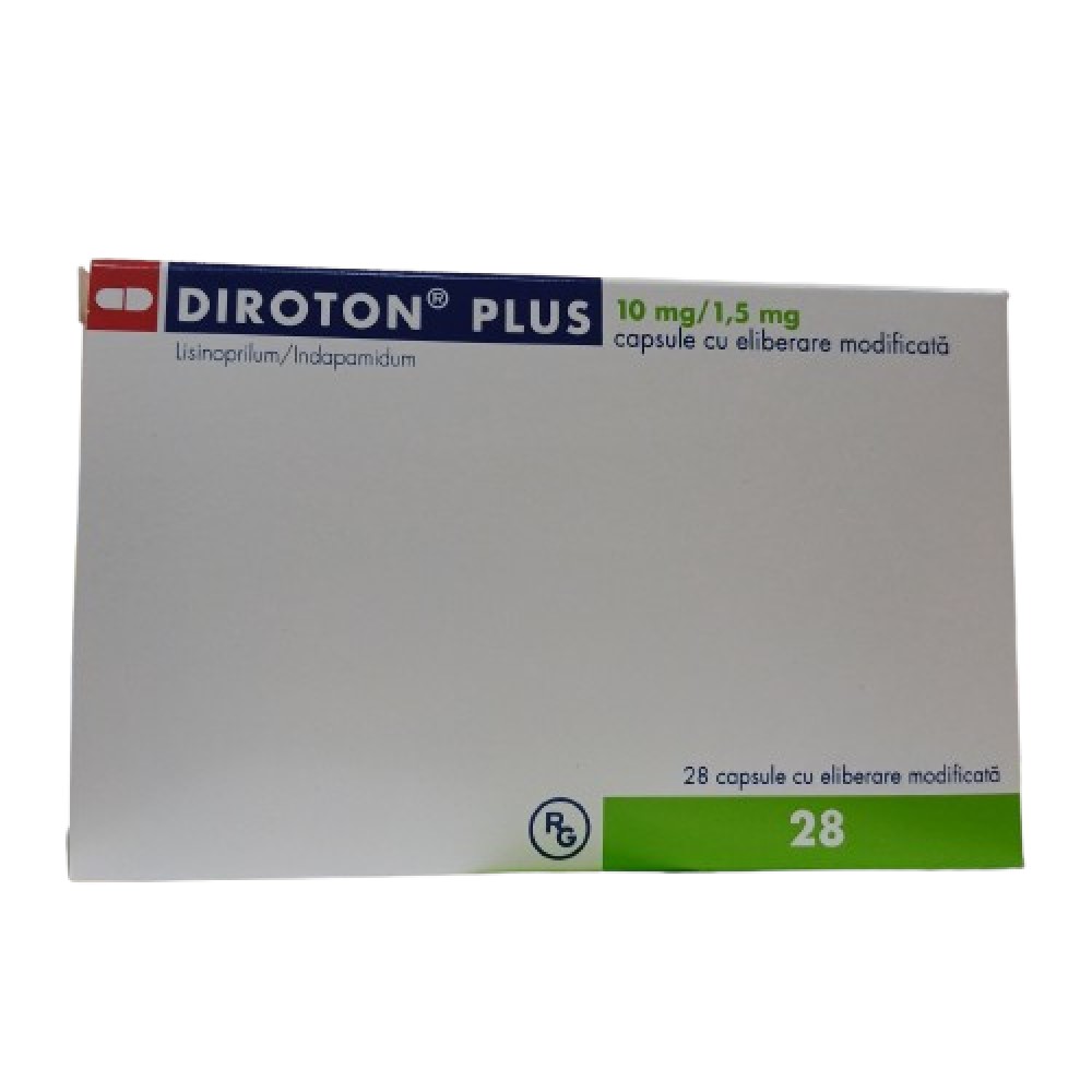 Diroton® Plus caps.cu elib.modif.10mg/1,5mg N14x2 Gedeon Richter