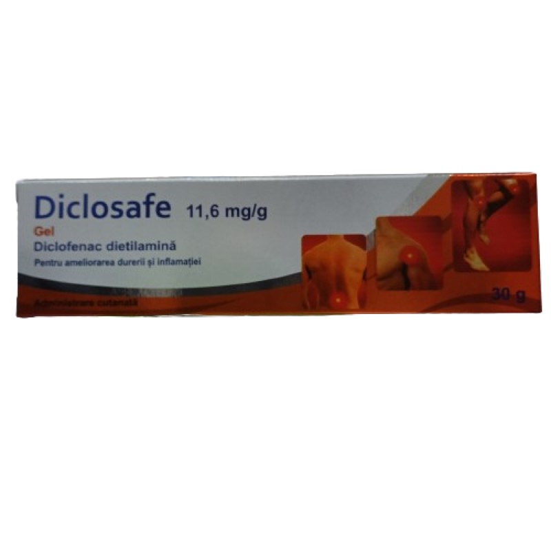 Diclosafe gel 11,6 mg/g 30g N1 Kusum