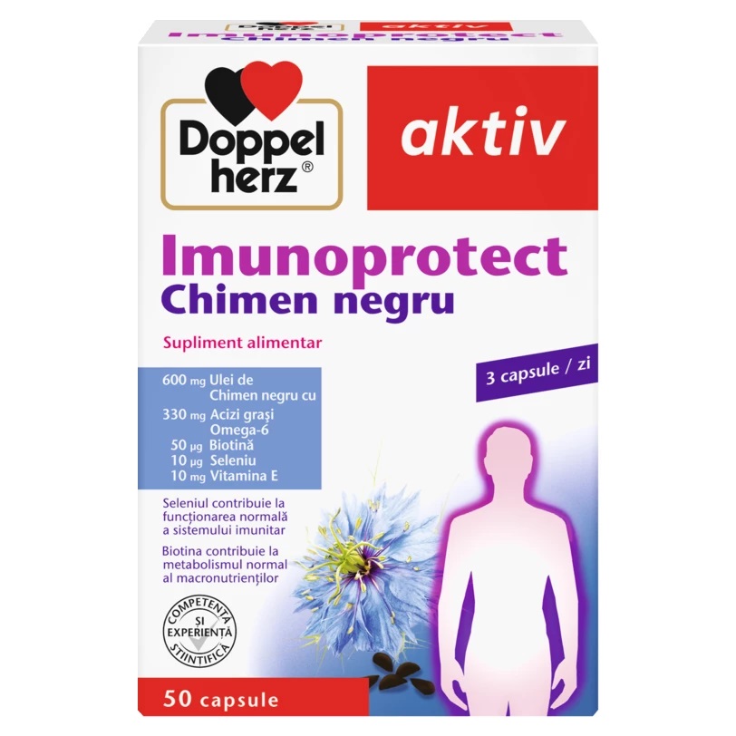 Imunoprotect Chimen Negru 600mg caps. N50 Doppelherz
