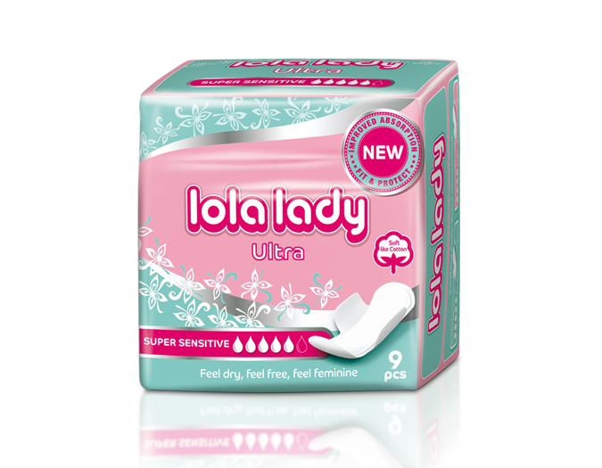 Absorbante LOLA cu aripi Super senzitive Ultra ***** N9