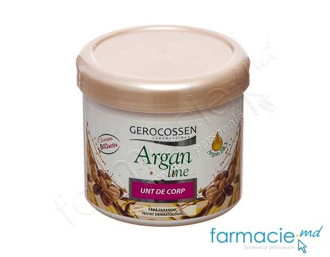 Gerocossen Argan unt corp ulei de argan, unt de shea si ceara de albine 450ml