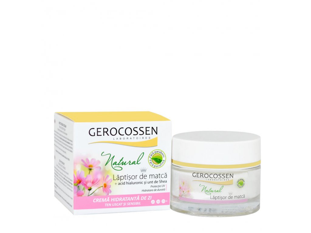 Gerocossen Natural Laptisor de Matca crema fata hidratanta ten uscat sensibil 50ml