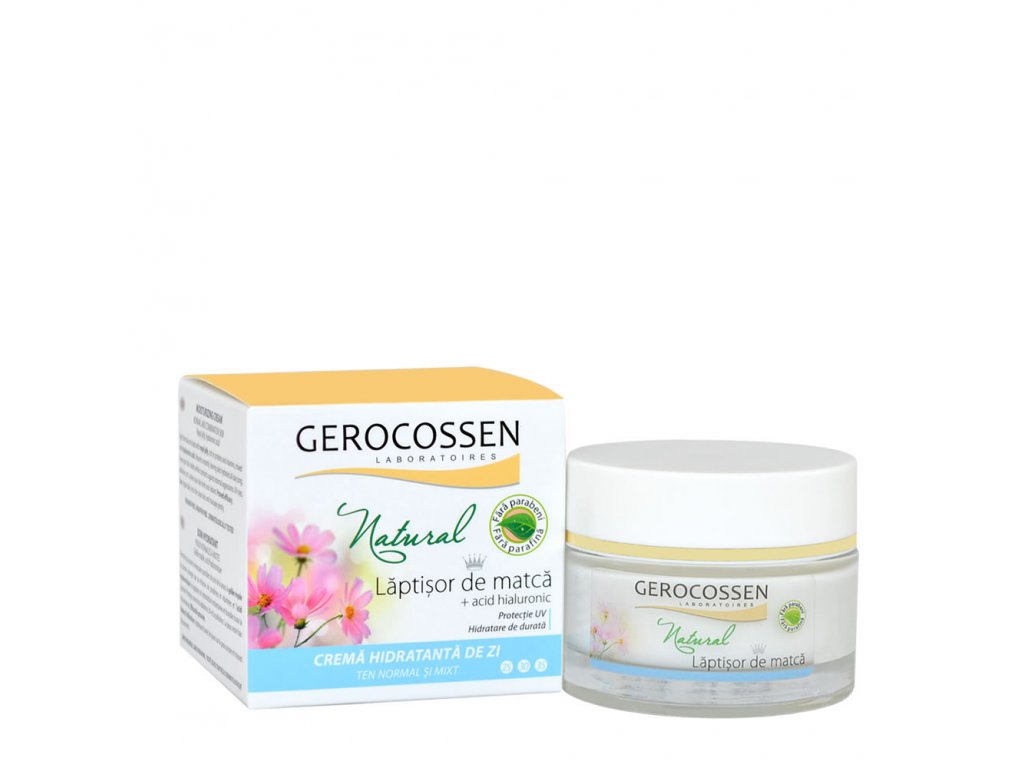 Gerocossen Natural Laptisor de Matca crema fata hidratanta ten normal mixt 50ml
