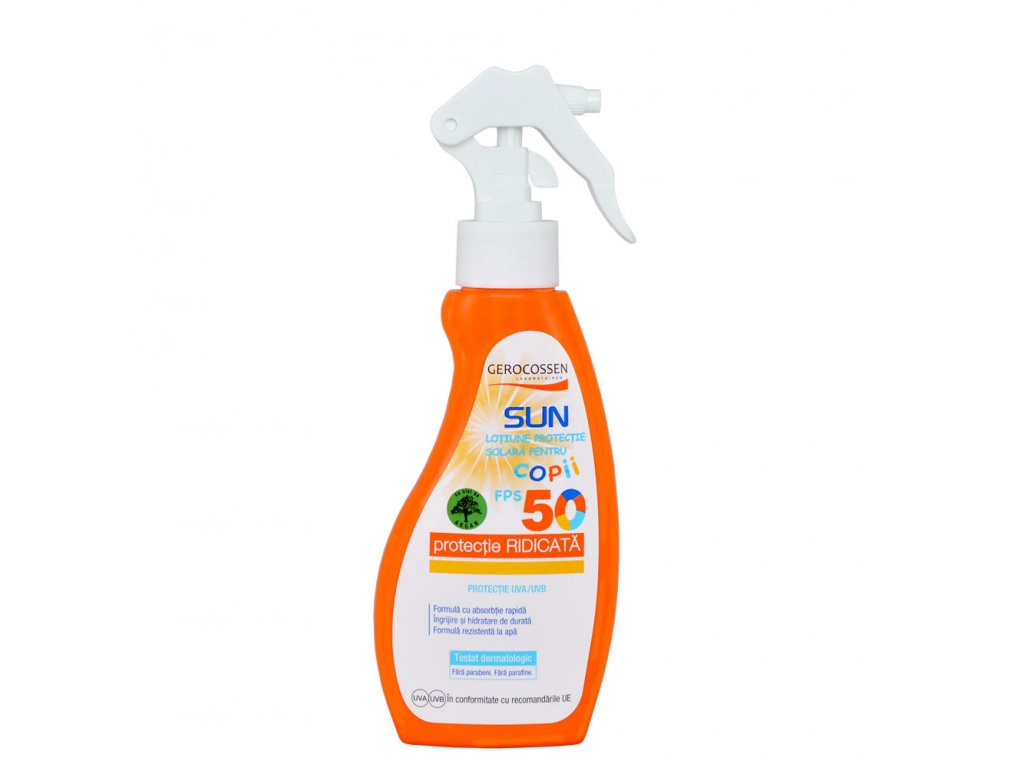 Gerocossen Sun Lotiune-spray protectie solara copii SPF50 200ml