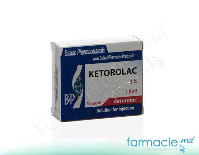 Ketorolac-BP sol.inj.30mg/ml 1ml N5x2 Balkan