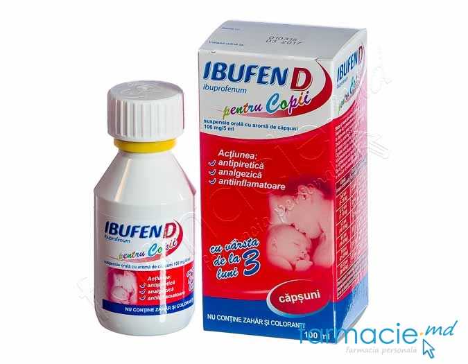 Ibufen D susp.orala 100mg/5ml 100ml N1 Polpharma