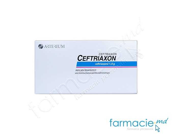 Ceftriaxon pulb./sol. inj./perf.1g N10 KMP