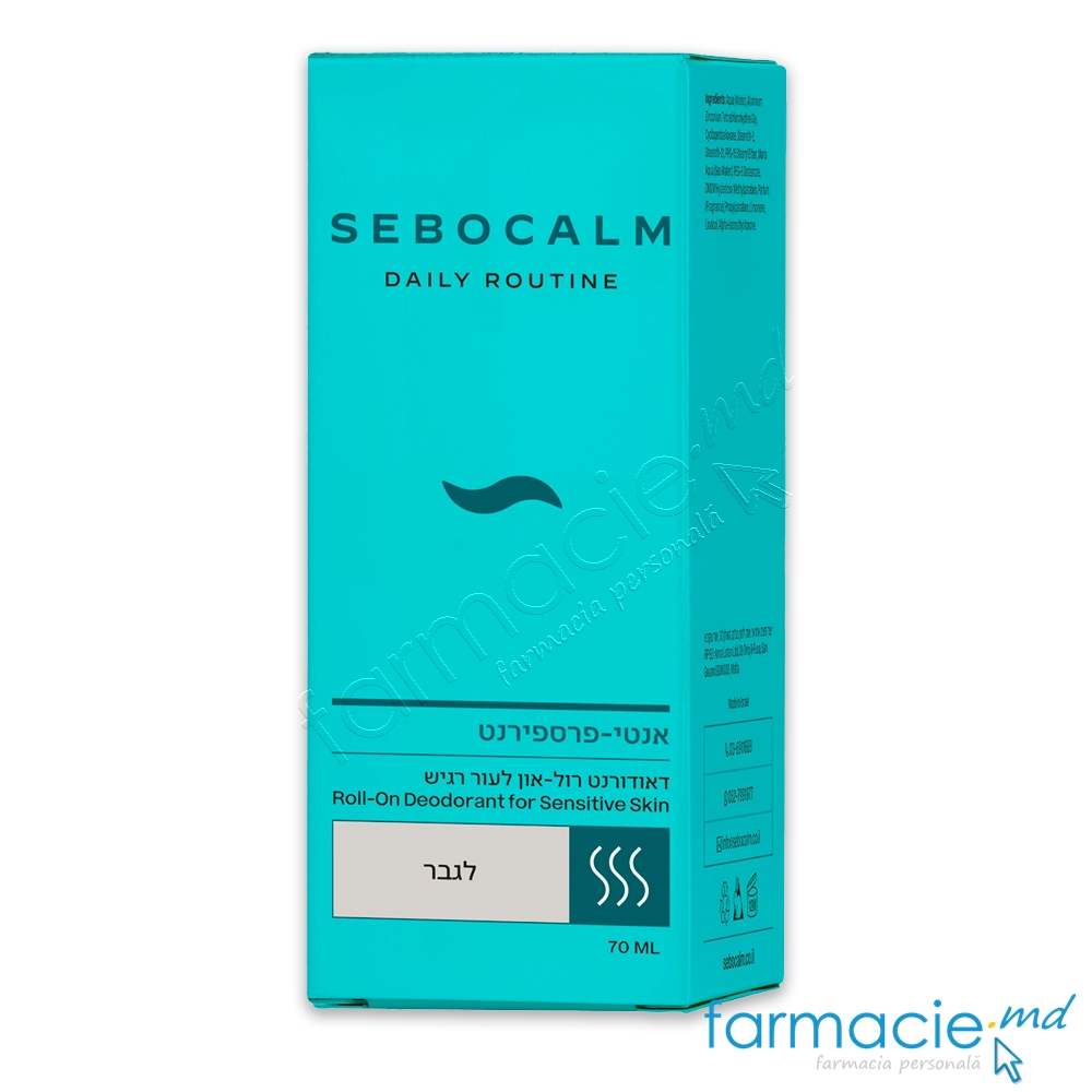 SeboCalm Daily Routine Deo Sensitive Antitranspirant barbati 70ml