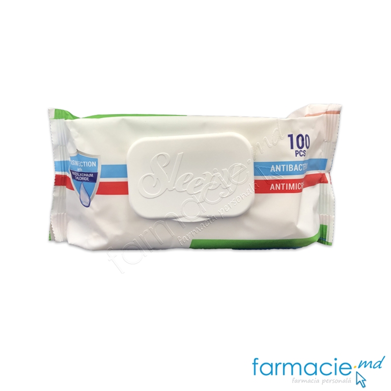 Servetele umede antibacteriene Sleepy N100