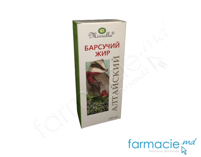 Grasime de bursuc Mirola 100ml