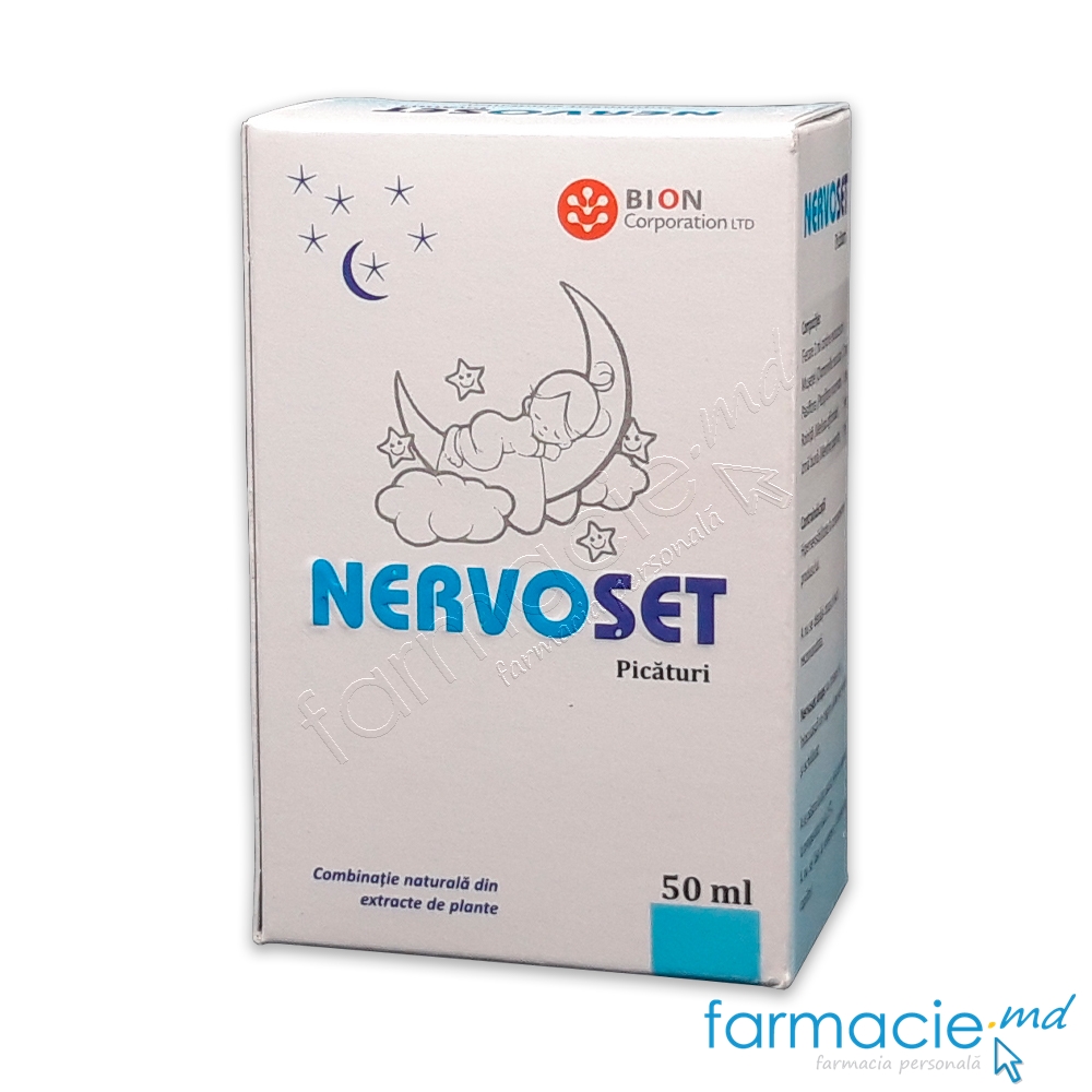 Nervoset picaturi 50ml Pharmaris