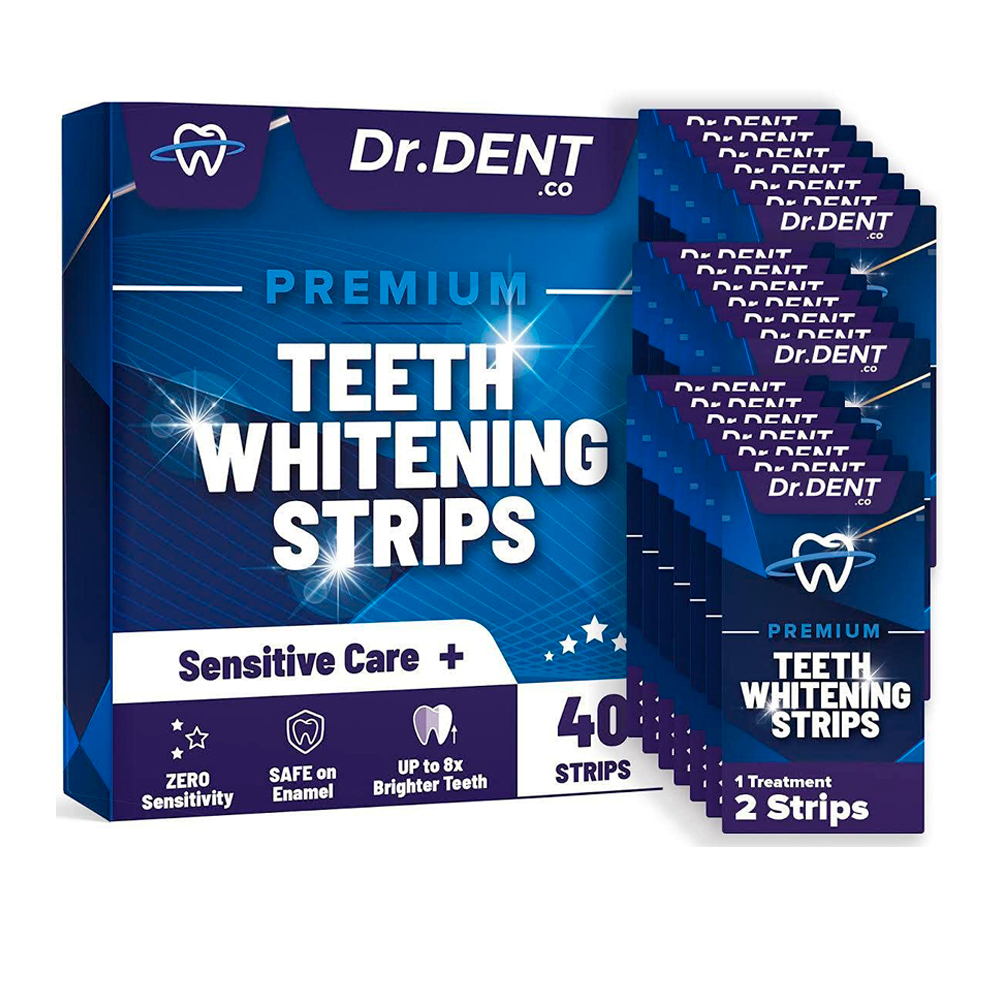 Dr.Dent Stripuri pentru albirea dintilor N40 (Sensitive care)