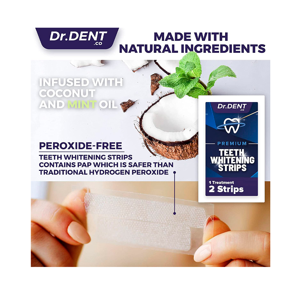 Dr.Dent Stripuri pentru albirea dintilor N40 (Sensitive care)