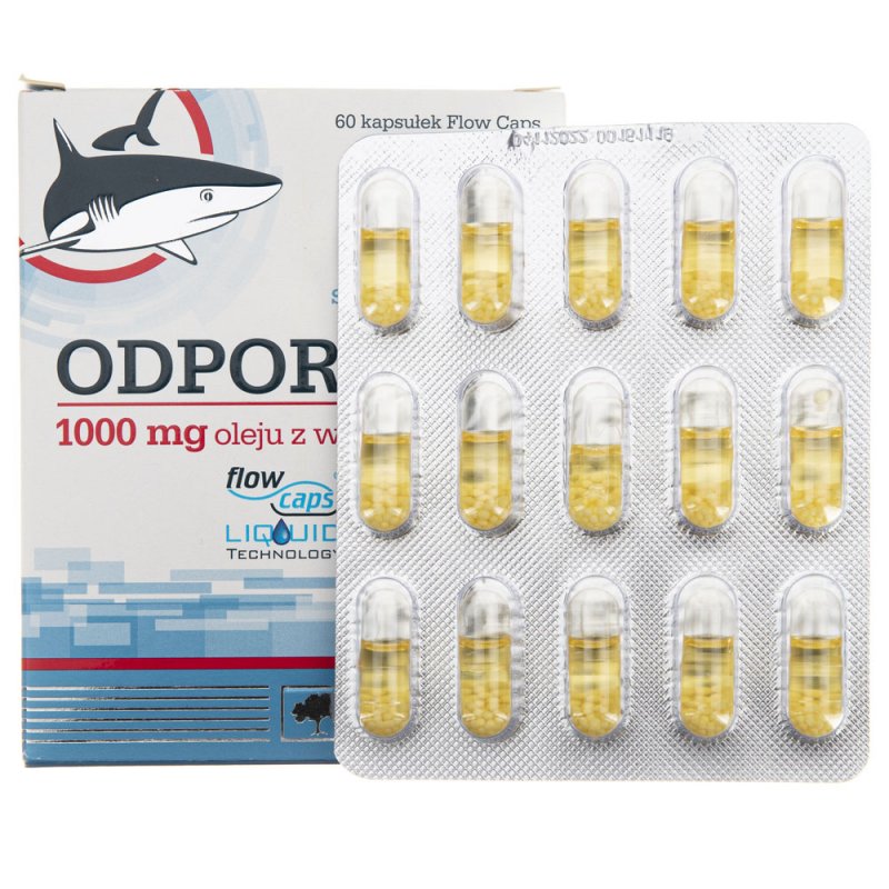 Odpormax caps. N60 (ulei ficat rechin +Vit.A+D+E+Zn) Olimp