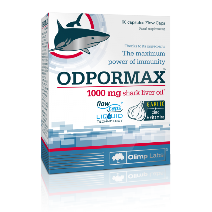 Odpormax caps. N60 (ulei ficat rechin +Vit.A+D+E+Zn) Olimp