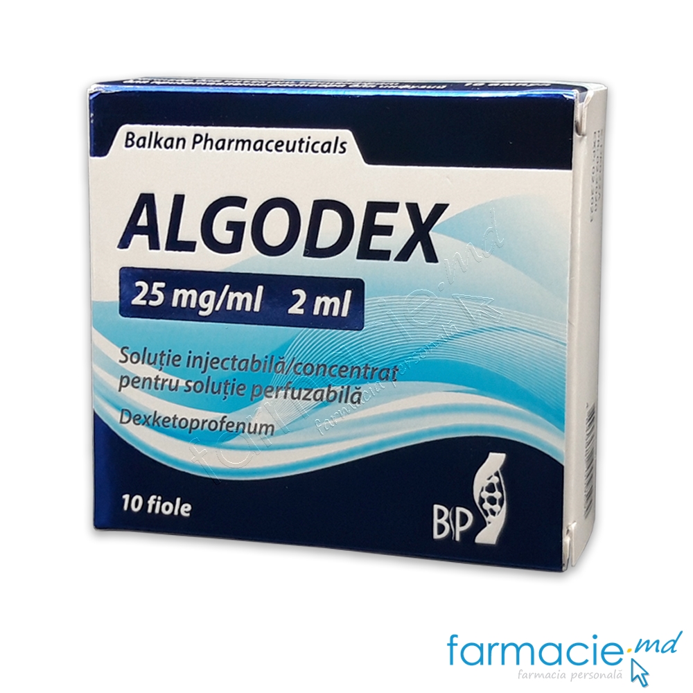 Algodex sol.inj./conc./sol.perf.25mg/ml 2ml N5x2 Balkan