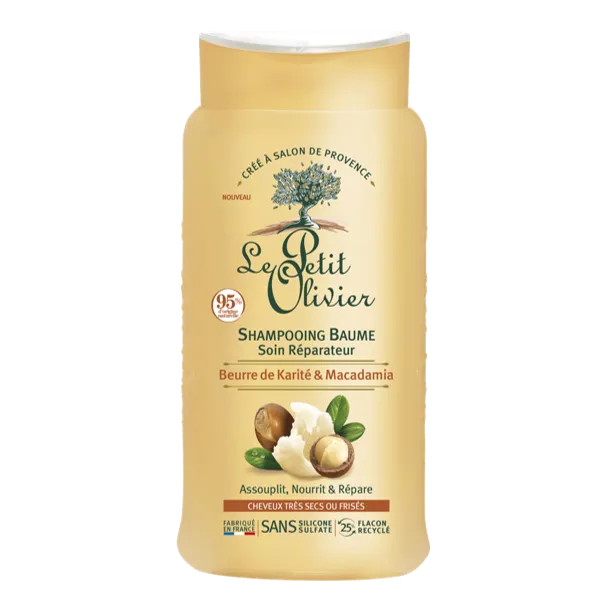 Le Petit Olivier Sampon Reparator par foarte uscat sau elctrizat Karite&Macadamia 250ml