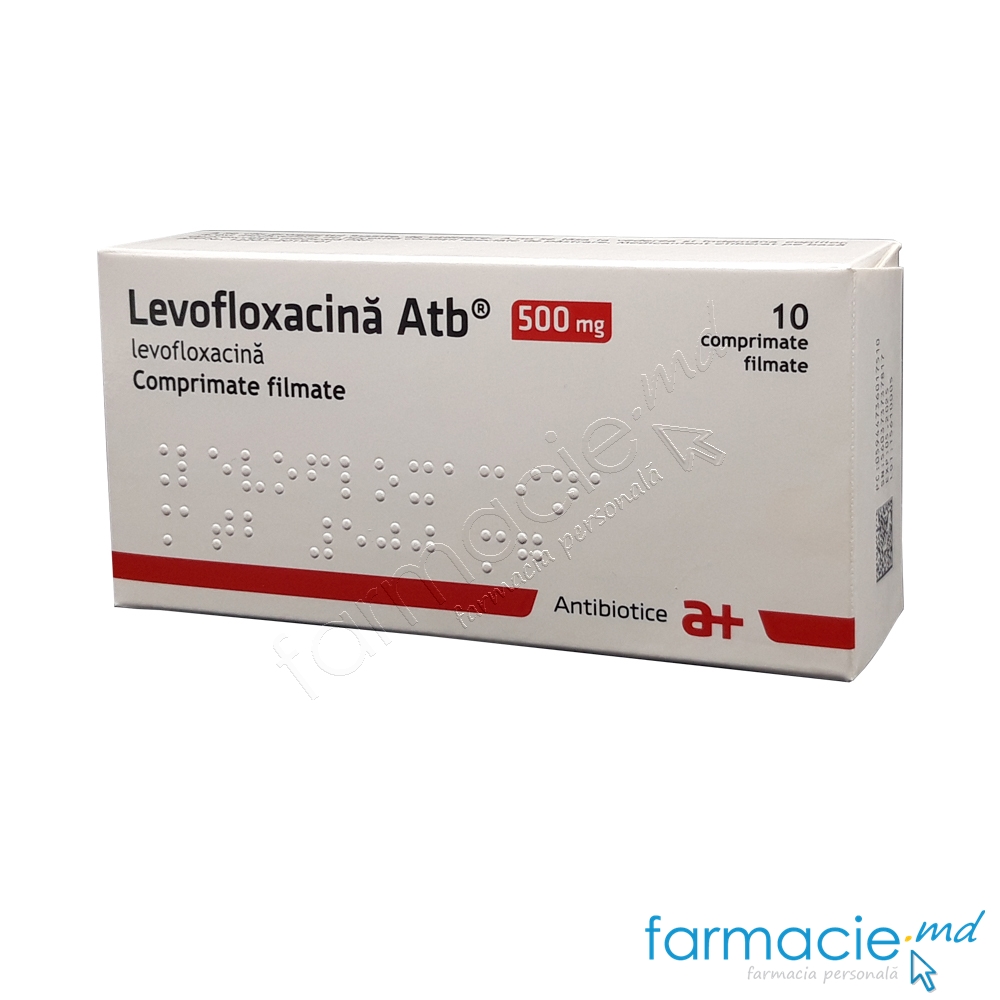 Levofloxacina Atb® comp.film.500mg N10 Antibiotice