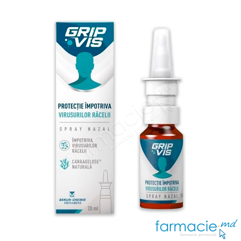 GripVis spray nazal sol. 20ml N1 (TVA8%) Berlin-Chemie