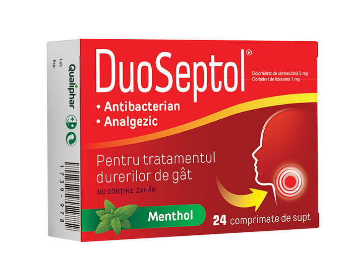 Duoseptol® Menthol comp.de supt 5mg/1mg N12x2 Top-Pharma