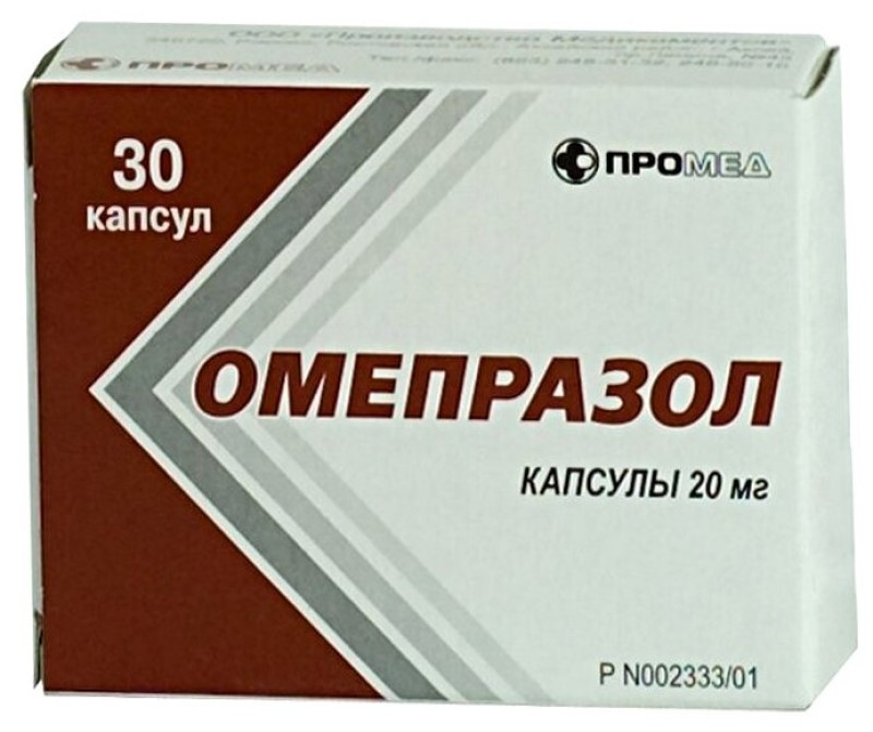 Omeprazol caps 20mg N10x3 Promed