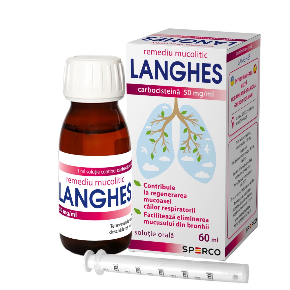 Langhes sol. orala 50 mg/ml 60 ml Sperco