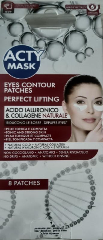 Acty Mask Emplastru ochi cu acid hyaluronic si colagen natural N8