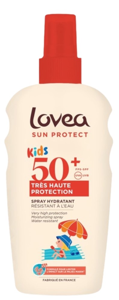 Lovea Vegan Lotiune-spray protectie solara copii hidrantanta SPF 50+ 150ml