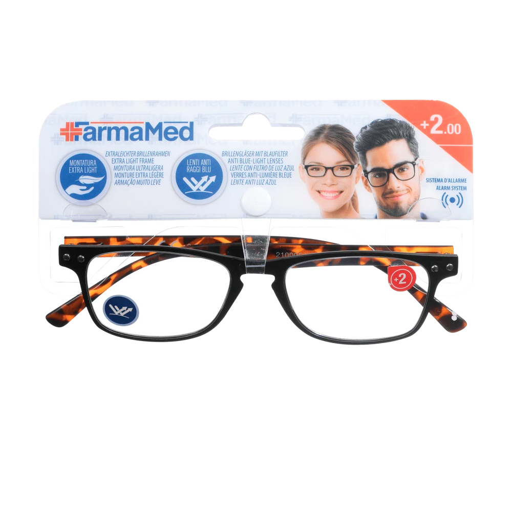 Ochelari de citit FarmaMed AntiBlue +2.00 (24409)