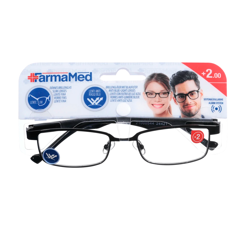 Ochelari de citit FarmaMed AntiBlue +2.00 (24421)