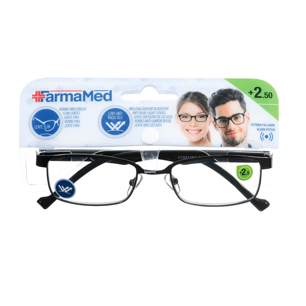 Ochelari de citit FarmaMed AntiBlue +2.50 (24422)