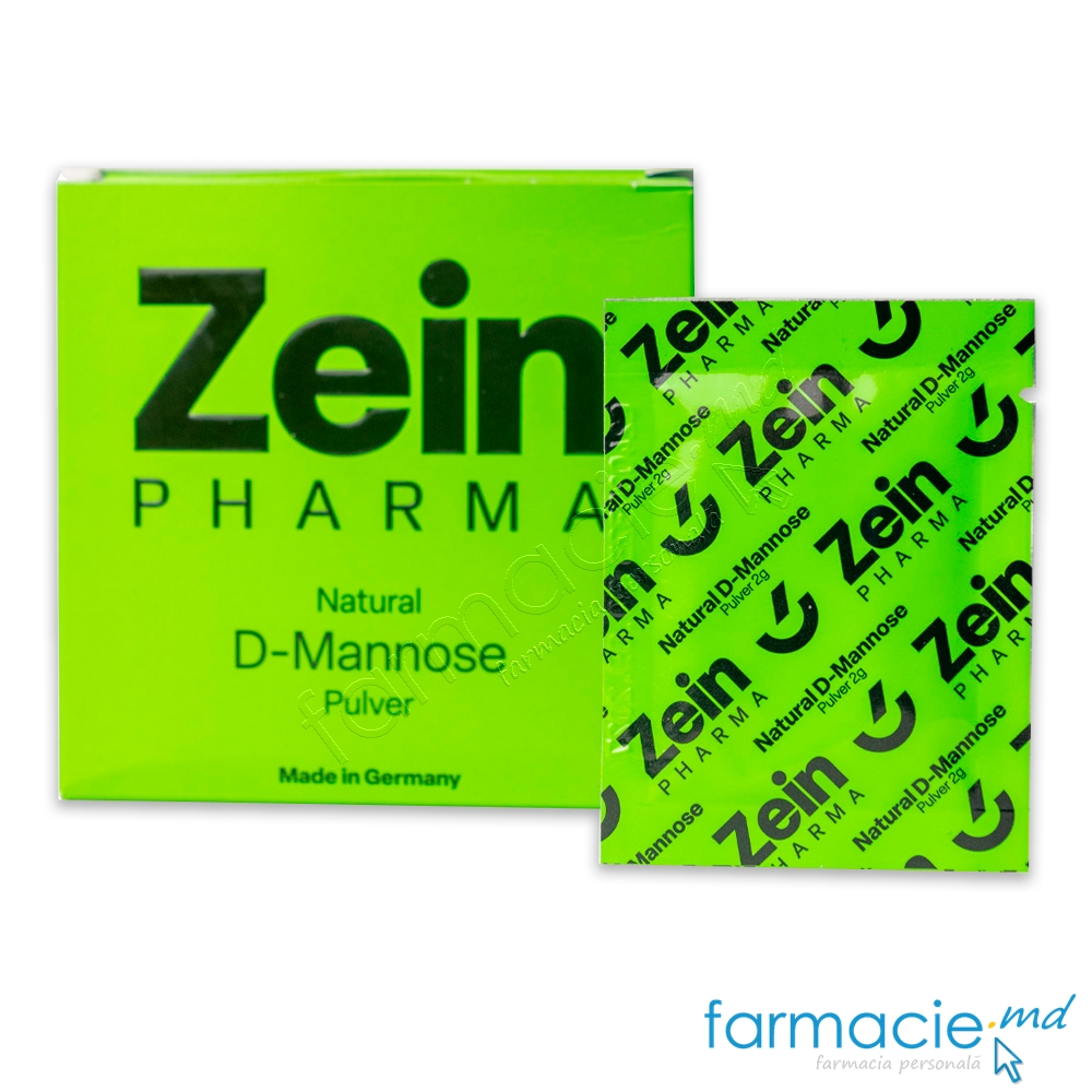 Natural D-Mannose 2000mg (infectii urinare, rinichi) plic N30 ZeinPharma