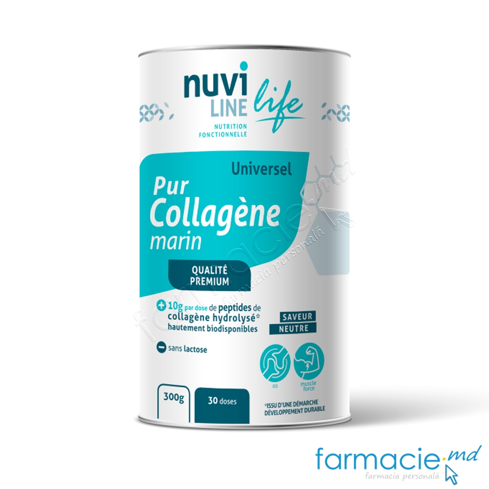 Colagen marin Nuviline Pur Universal 30doze x 10g pulbere 300g
