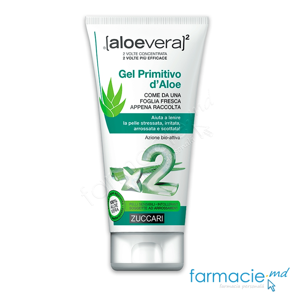Zuccari AloeVera Gel de Aloe 100% pur dublu Concentrat 250ml